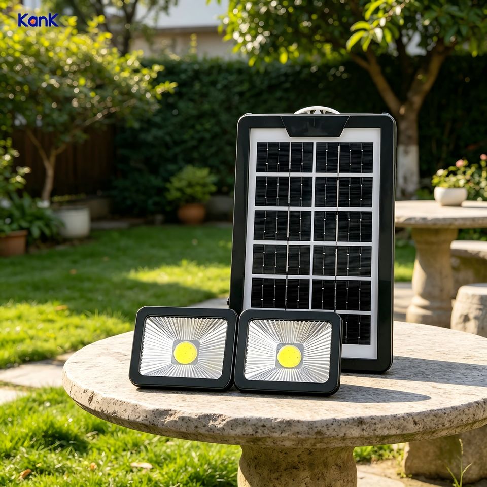 Solar Lighting Kit 4W 6V Solar Panel 2PCS Mini LED-lampe DC USB-utgang Bærbar utendørs strømforsyning